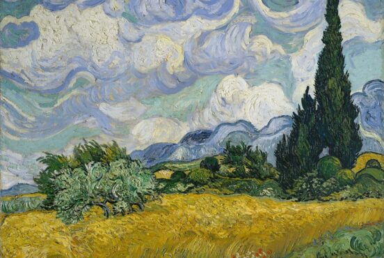 Vincent van Gogh, Wheat Field with Cypresses, 1889, the MET, New York, NY, USA.