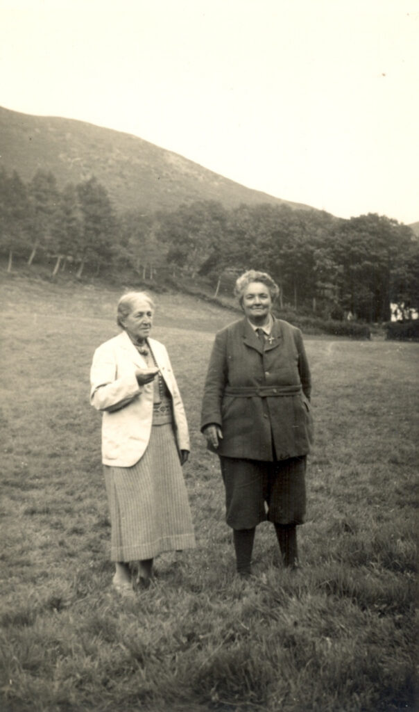 May Morris: May Morris and Mary Lobb in Wales, c. 1926, William Morris Gallery, London, UK.
