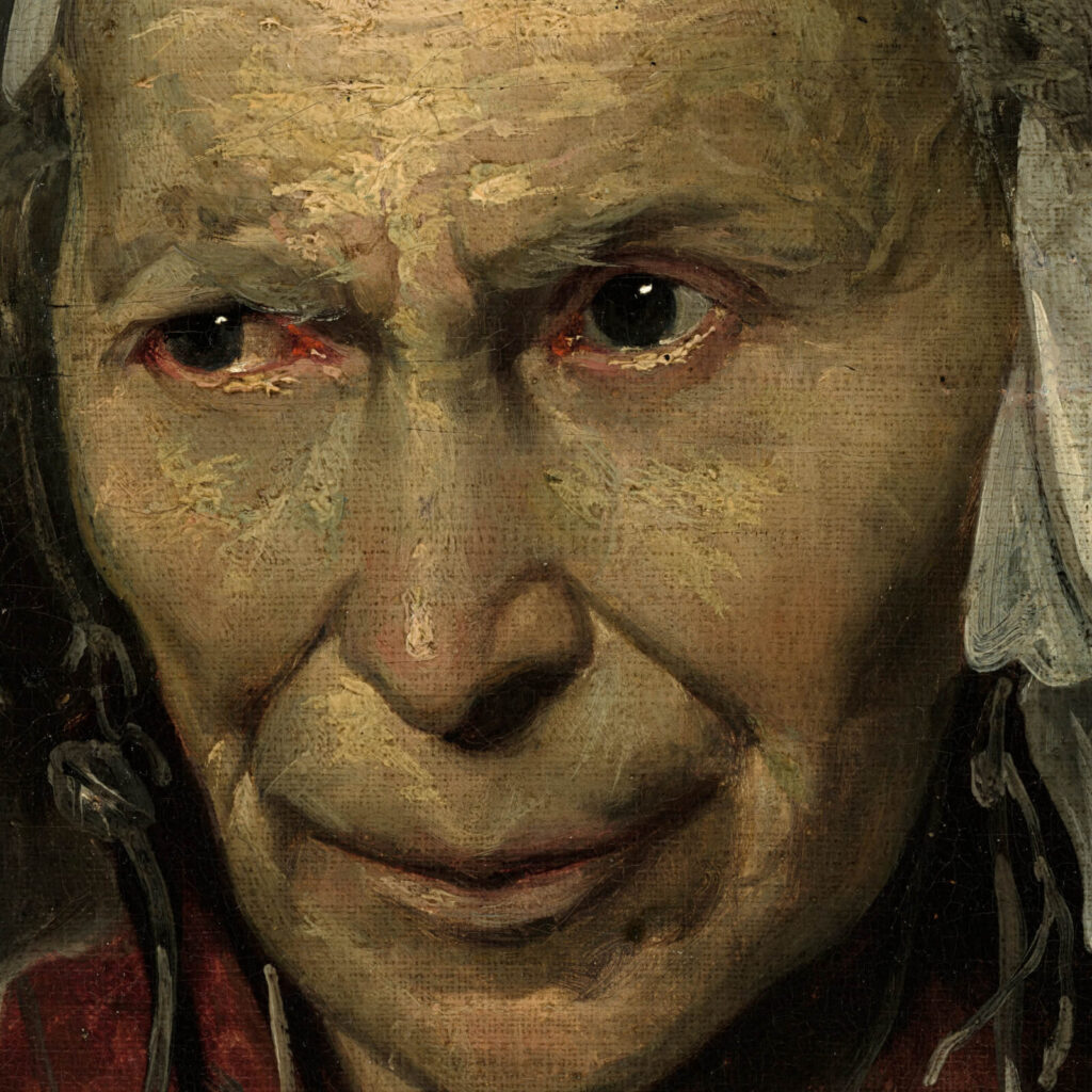 Théodore Géricault Monomaniac of Envy: Théodore Géricault, Monomaniac of Envy, c. 1819-1822, Museum of Fine Arts, Lyon, France. Detail.
