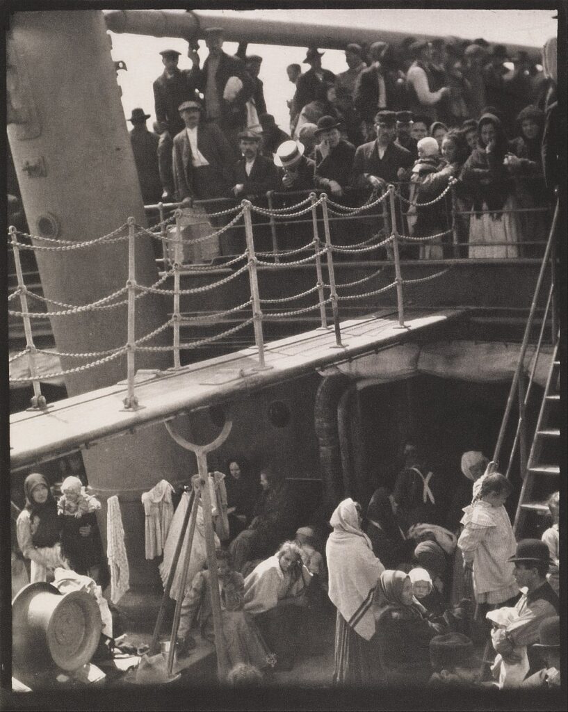 Georgia O'Keeffe and Alfred Stieglitz: Alfred Stieglitz, The Steerage, 1907.
