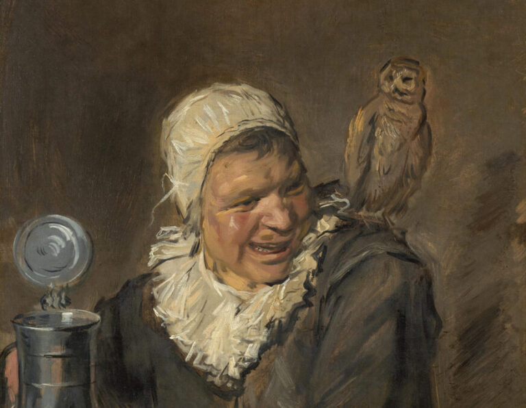 malle babbe: Frans Hals, Malle Babbe, 1640-1646, Gemäldegalerie, Staatliche Museen zu Berlin, Berlin, Germany. Detail.
