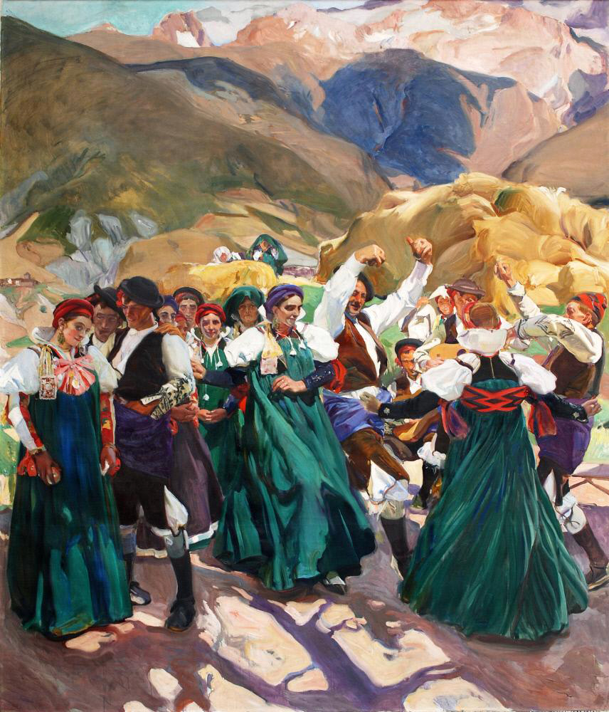 Vision of Spain: Joaquín Sorolla, Vision of Spain: Aragón. La Jota (The Jota Dance), 1914, Hispanic Society of America, New York City, NY, USA.
