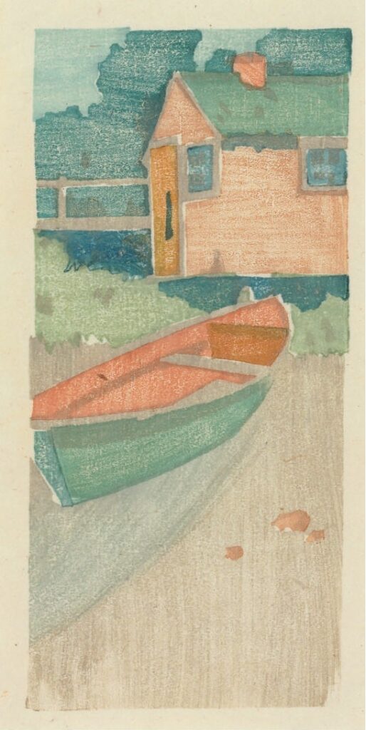 Georgia O'Keeffe and Alfred Stieglitz: Arthur Wesley Dow, The Dory, 1893–1895.
