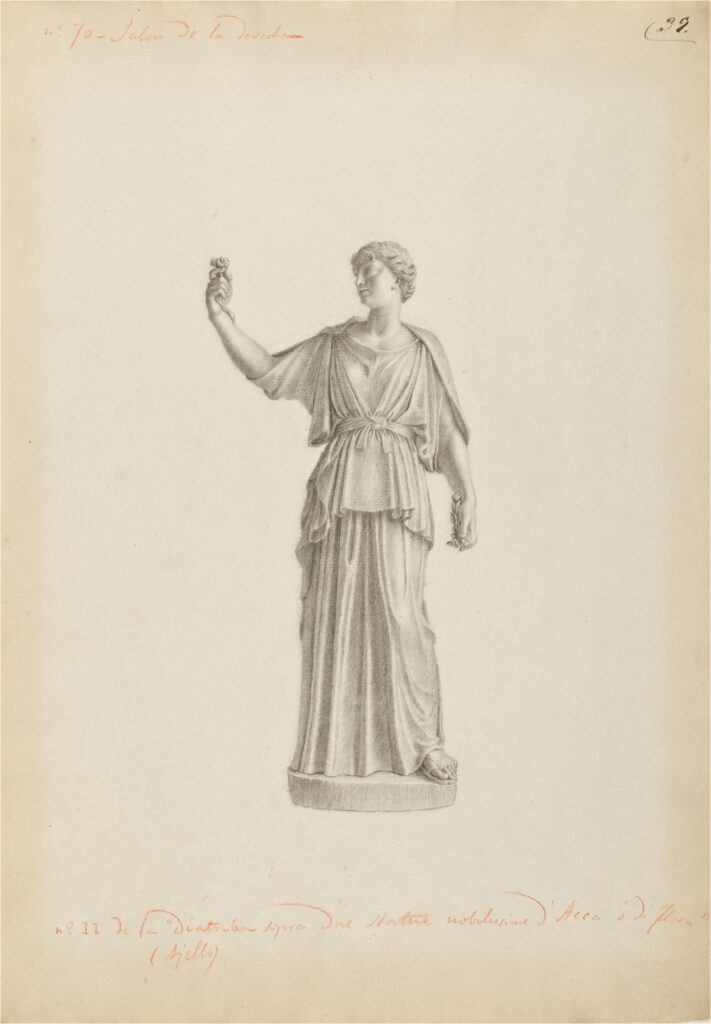 Athena in art: Ajello Eutichio, Atenea, 18th century, Museo del Prado, Madrid, Spain.
