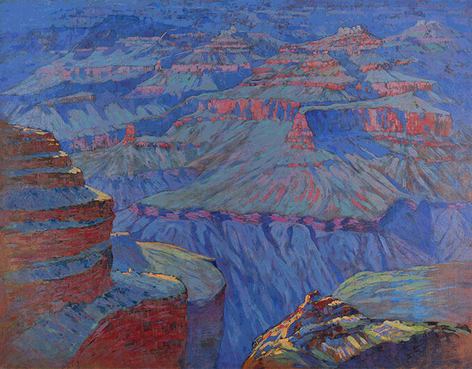 Georgia O'Keeffe and Alfred Stieglitz: Arthur Wesley Dow, Cosmic Cities, Grand Canyon of Arizona, 1912, Paul G. Allen Family Collection. Minneapolis Institute of Art, Minneapolis, MN, USA.
