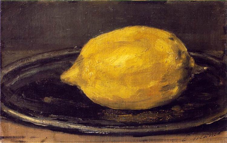 lemons in art: Édourd Manet, The Lemon, 1880, Musée d’Orsay, Paris, France.
