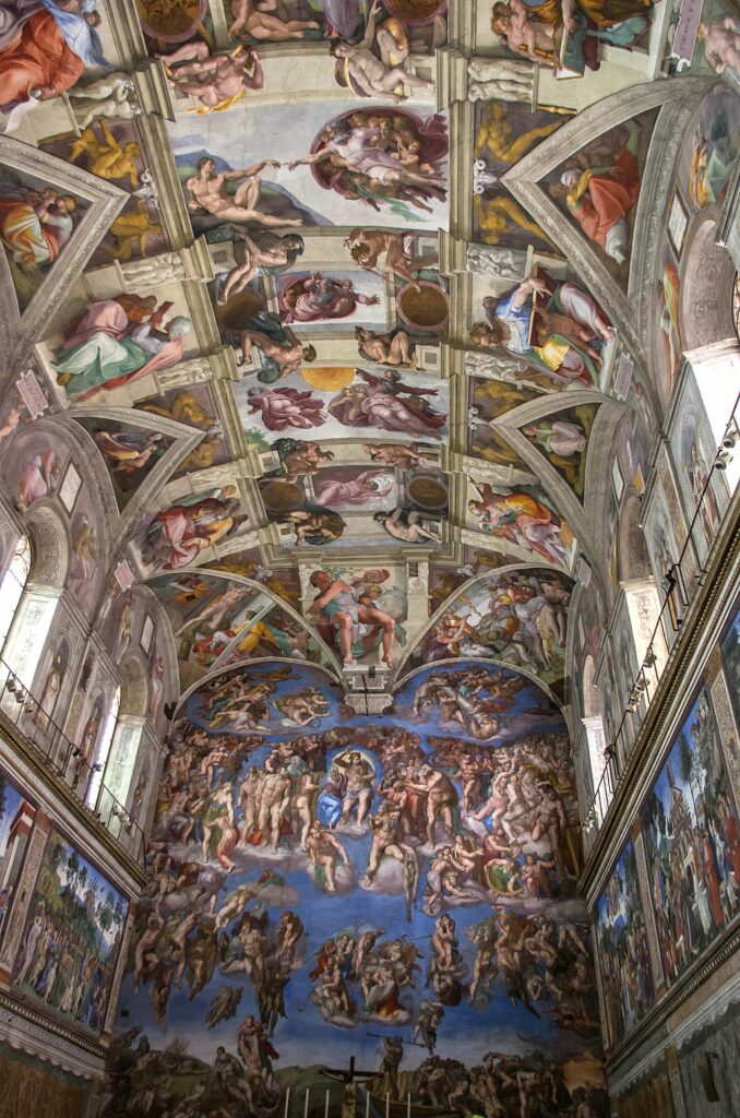 renaissance workshop: Michelangelo, Sistine Chapel ceiling, 1508-1512, Sistine Chapel, Vatican City.
