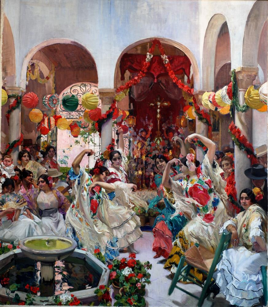 Vision of Spain: Joaquín Sorolla, Vision of Spain: Sevilla. El baile (The Dance), 1915, Hispanic Society of America New York City, NY, USA.
