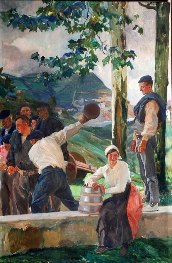 Vision of Spain: Joaquín Sorolla, Vision of Spain: Guipúzcoa. Los Bolos (Guipúzcoa. Bowling), 1914, Hispanic Society of America, New York City, NY, USA.
