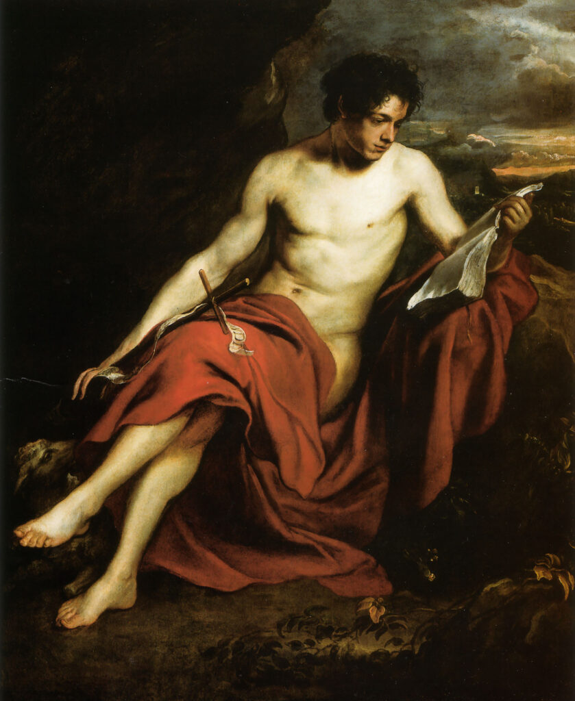 Anthony van Dyck: Anthony van Dyck, Saint John the Baptist in the Wilderness, 1624-1625, private collection. WikiArt.
