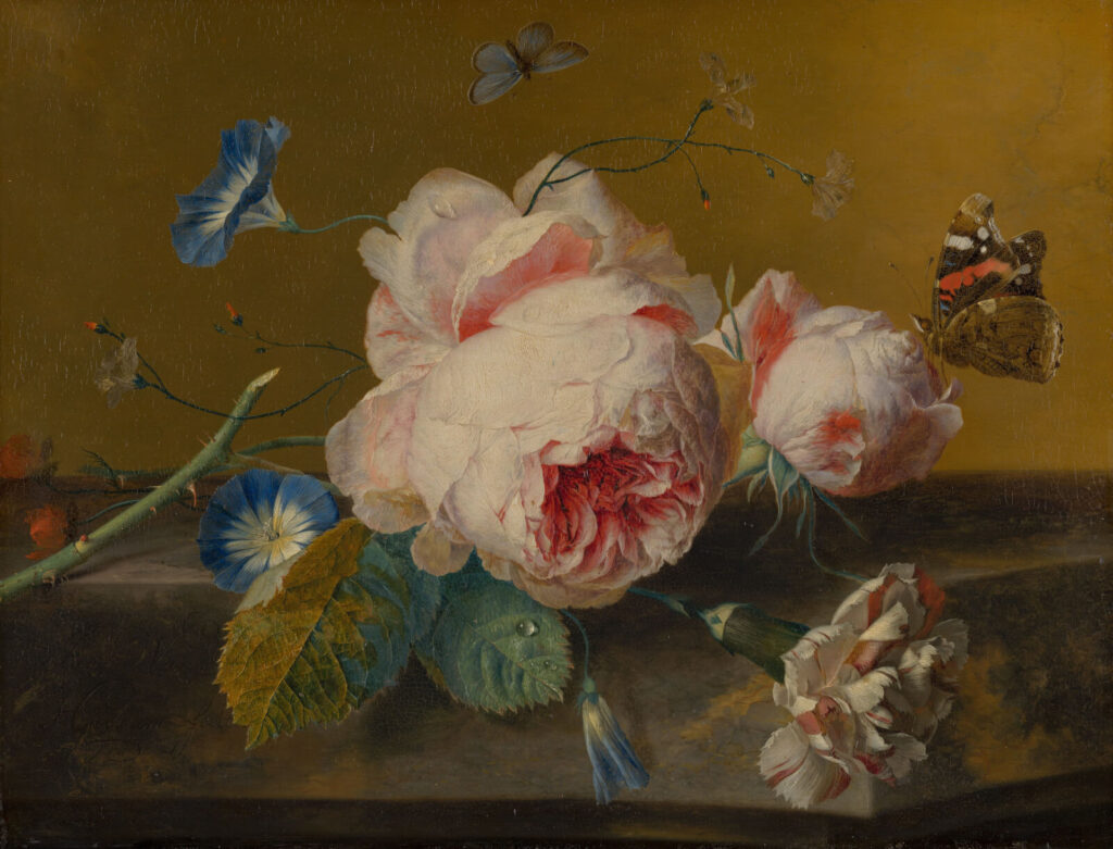 Jan van Huysum: Jan van Huysum, Flower Still Life, ca. 1700, Mauritshuis, The Hague, Netherlands.
