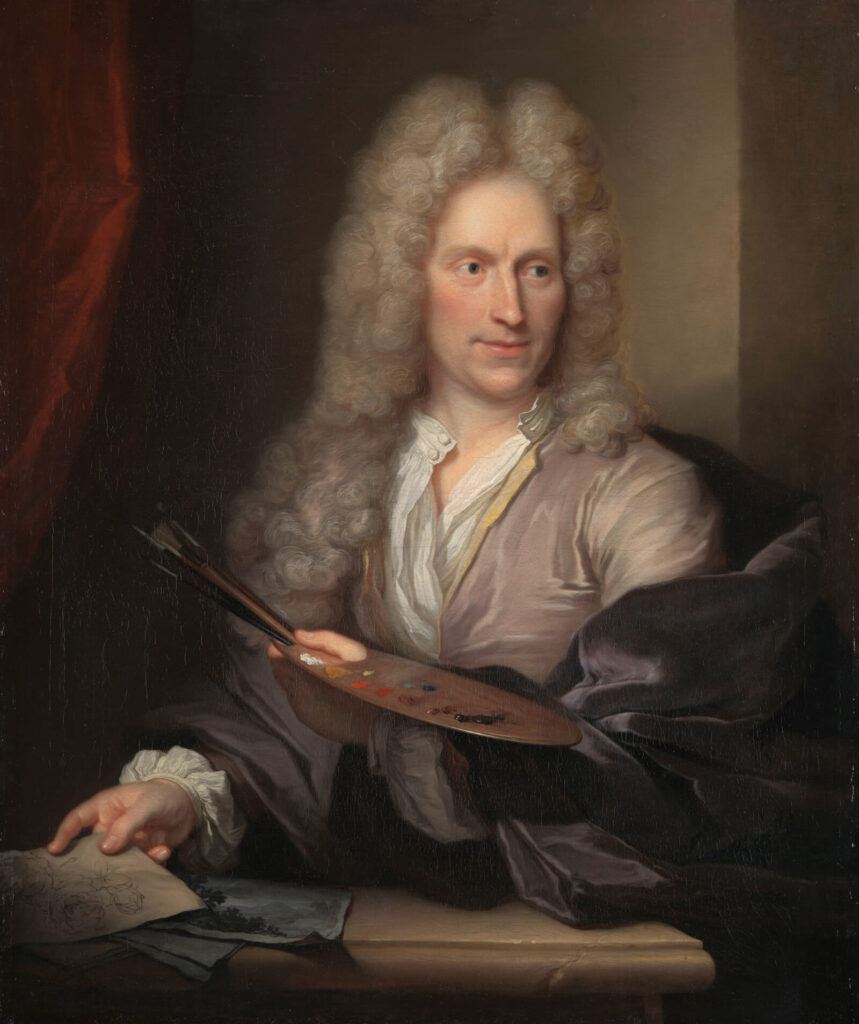 Jan van Huysum: Arnold Boonen, Portrait of Jan van Huysum, ca. 1720, Rijksmuseum, Amsterdam, Netherlands.
