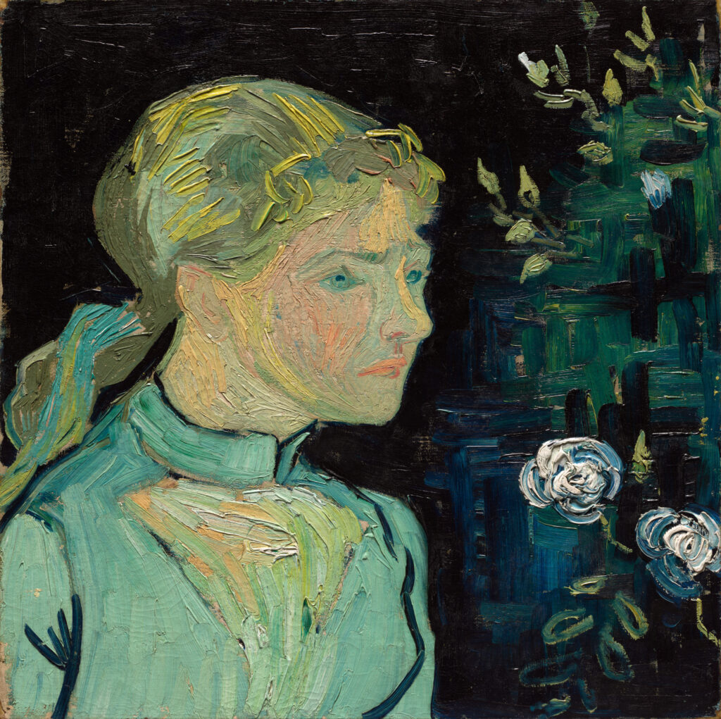 Vincent van Gogh paintings: Vincent van Gogh, Portrait of Adeline Ravoux, 1890, Cleveland Museum of Art, Cleveland, OH, USA.
