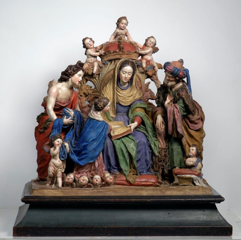 Luisa Roldán: Luisa Roldán, Education of the Virgin, 1680-1688, Blanton Museum of Art, University of Texas at Austin, Austin, TX, USA. Athena Art Foundation.
