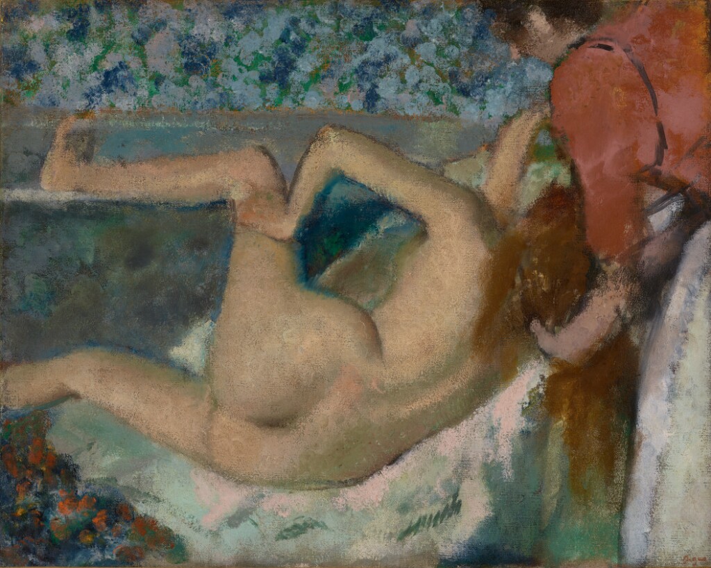 Edgar Degas: Edgar Degas, After the Bath, c. 1895, Getty Center, Los Angeles, CA, USA.
