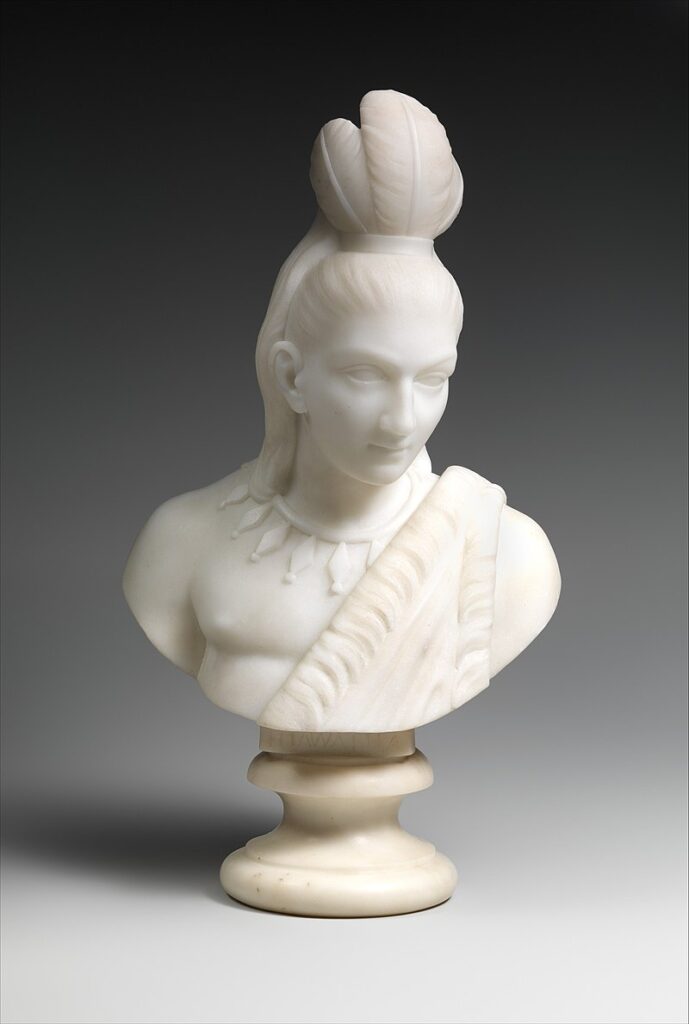 edmonia lewis death of cleopatra: Edmonia Lewis, Hiawatha, 1868, Metropolitan Museum of Art, New York City, NY, USA.
