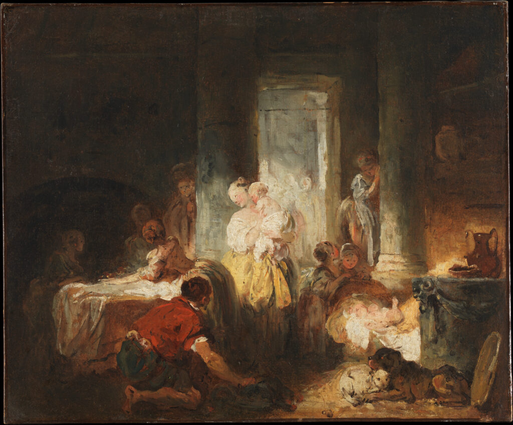 artists teachers quiz: Jean Honoré Fragonard, Roman Interior, ca. 1760, The Metropolitan Museum of Art, New York City, NY, USA.