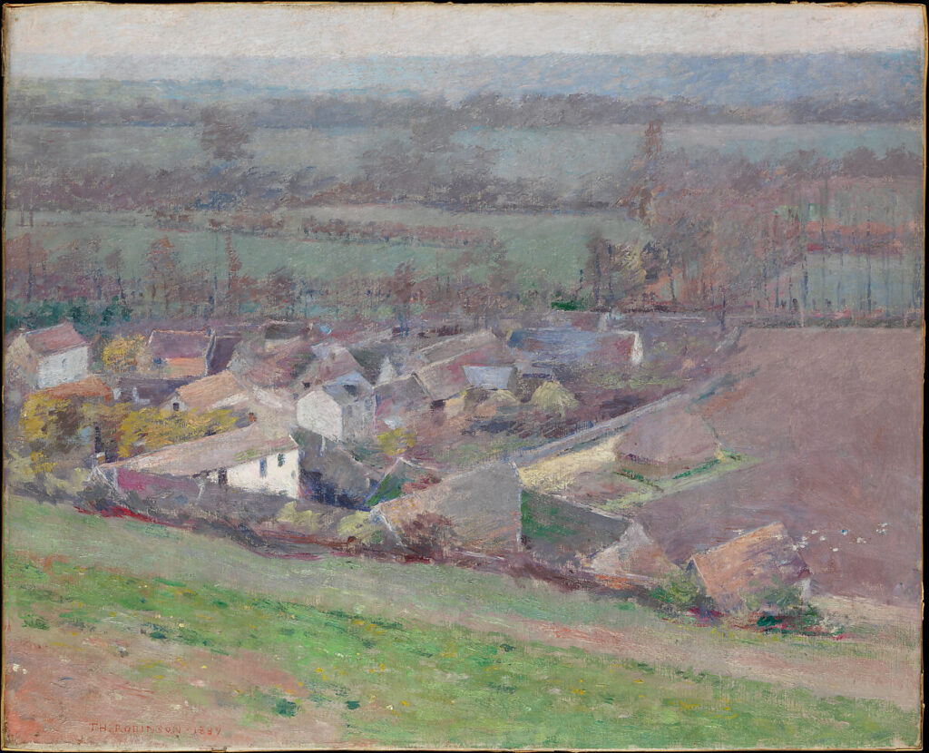 American Impressionists: Theodore Robinson, A Bird’s-Eye View, 1889, Metropolitan Museum of Art, New York City, NY, USA.
