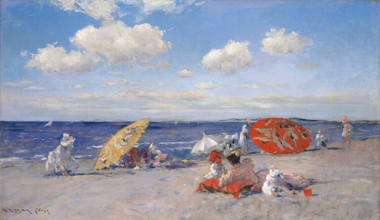 American Impressionists: William Merritt Chase, At the Seaside, c. 1892, Metropolitan Museum of Art, New York City, NY, USA.
