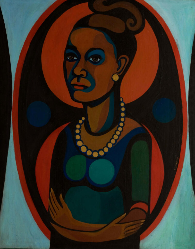 Faith Ringgold Self-Portrait: Faith Ringgold, Self-Portrait, 1965, Brooklyn Museum, New York City, NY, USA.
