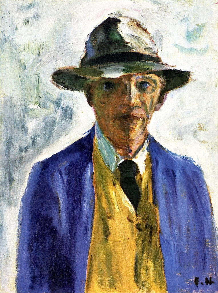 emil nolde: Emil Nolde, Self-Portrait, 1947. Arthive.
