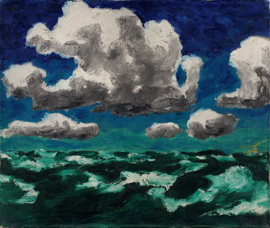 emil nolde: Emil Nolde, Summer Clouds, 1913, Thyssen-Bornemisza Museum, Madrid, Spain.
