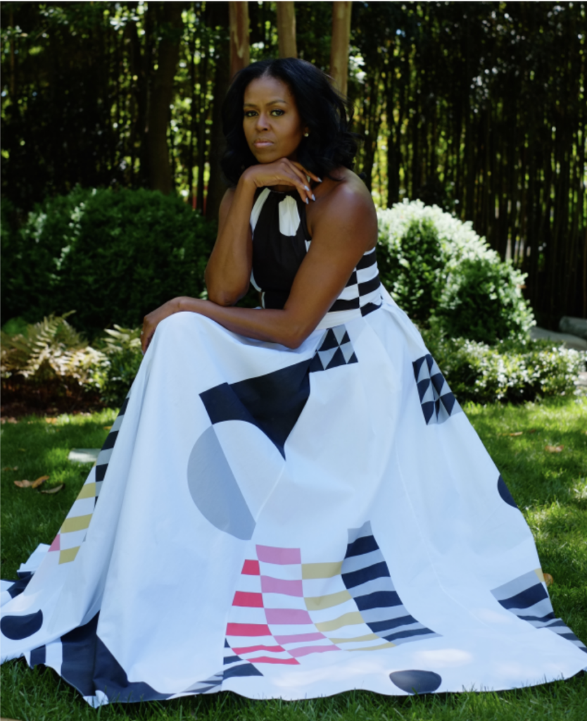 Amy Sherald: Michelle Obama, 2017, Princeton University Press
