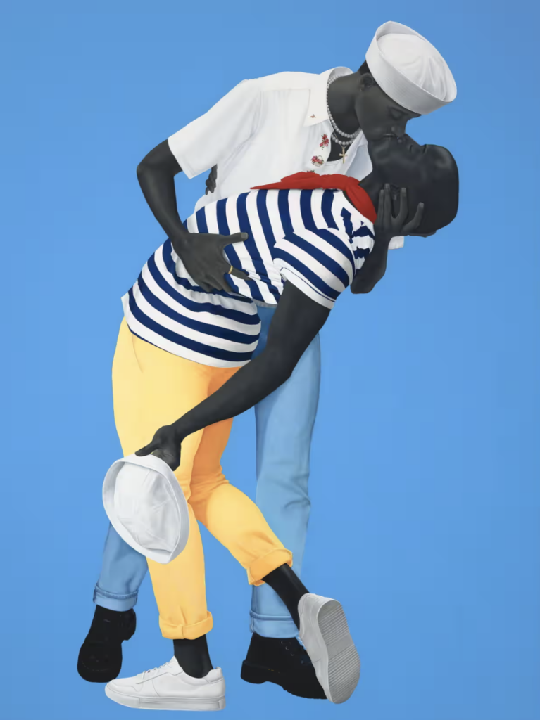 Amy Sherald: Amy Sherald,  For Love, and for Country, 2022, San Francisco Museum of Modern Art, San Francisco, CA, USA. Photograph by Joseph Hyde. Courtesy Amy Sherald/Hauser & Wirth.
