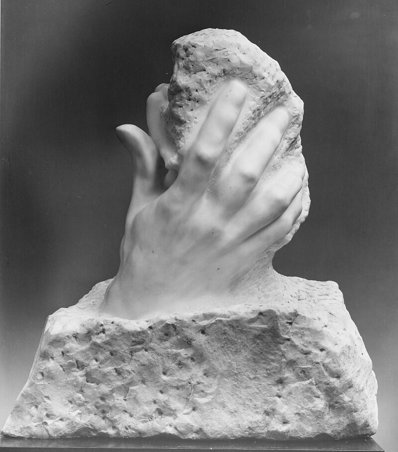 burghers of calais: Auguste Rodin, The Hand of God (marble), c.1896-1902, Metropolitan Museum of Art, New York, USA
