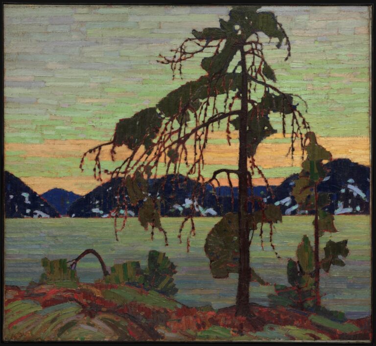 Tom Thomson: Tom Thomson, The Jack Pine, 1916–1917, National Gallery of Canada, Ottawa, Canada.
