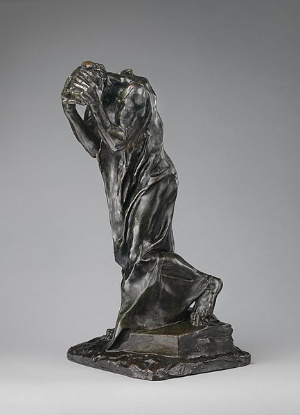 burghers of calais: Auguste Rodin, Andrieu d’Andres, 1885, Metropolitan Museum of Art, New York City, NY, USA.
