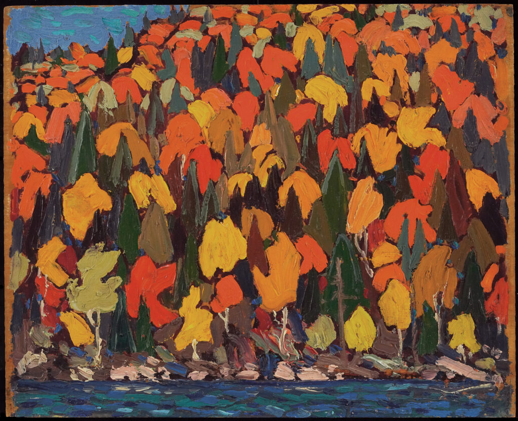 Tom Thomson: Tom Thomson, Autumn Foliage, 1915, Art Gallery of Ontario, Toronto, Canada.
