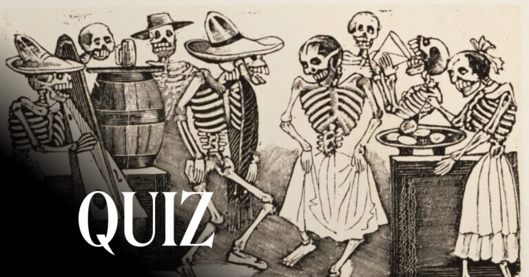 José Guadalupe Posada, A Jig Beyond the Grave, 1888, Museum of Modern Art, New York City, NY, USA. Detail.
