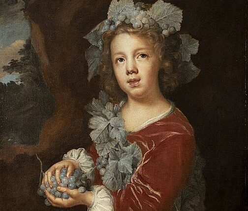 mary beale young bacchus: Mary Beale, Young Bacchus, 1660s, St Edmundsbury Borough Council. Suffolk, UK. Detail.
