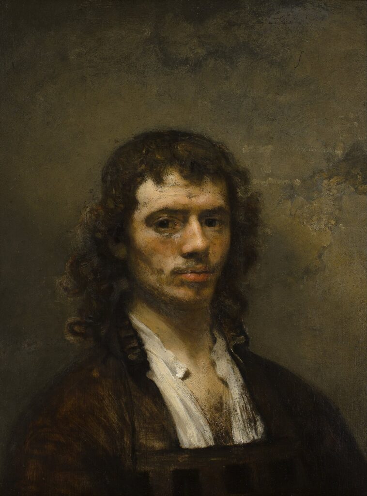 Carel Fabritius: Carel Fabritius, Self-Portrait, c. 1645, Museum Boijmans Van Beuningen, Rotterdam, Netherlands.
