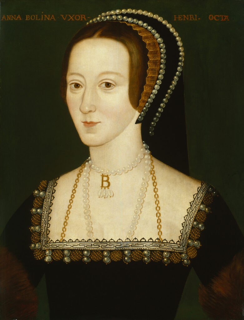 Phoenix Portrait: Anne Boleyn, c. 1584, National Portrait Gallery, London, UK.
