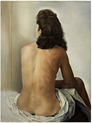 women in art quiz: Nude from Behind, ca. 1960.