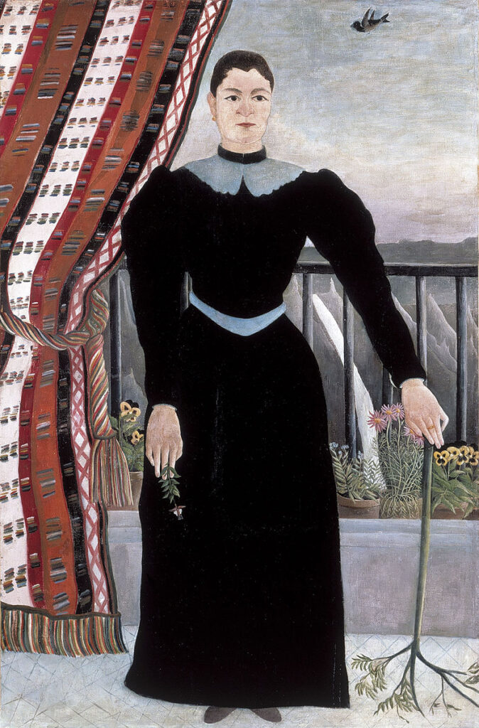 Henri Rousseau paintings: Henri Rousseau, Portrait of a Woman, 1895, Musée Picasso, Paris, France.
