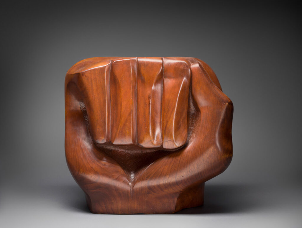 best exhibitions 2025: Elizabeth Catlett, Black Unity, 1968, Crystal Bridges Museum of American Art, Bentonville, AR, USA, 2014.11 © 2024 Mora-Catlett Family / Licensed by VAGA at Artists Rights Society (ARS), NY. Photography by Edward C. Robison III.
