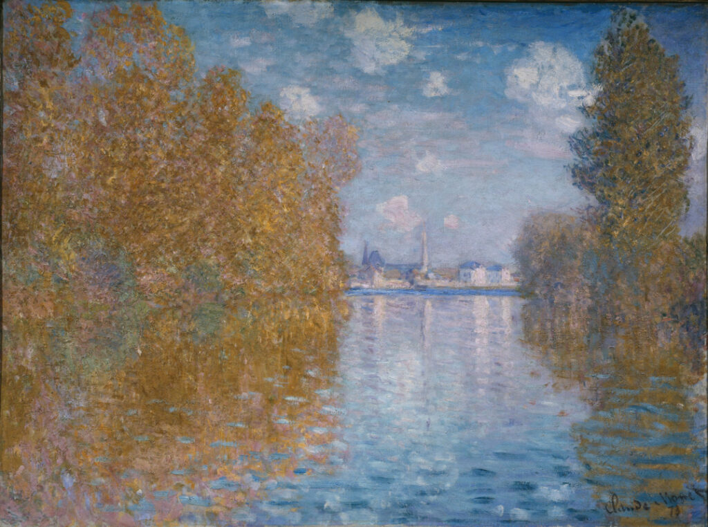 Courtauld Gallery: Claude Monet, Autumn Effect at Argenteuil, 1873, Courtauld Gallery, London, UK.
