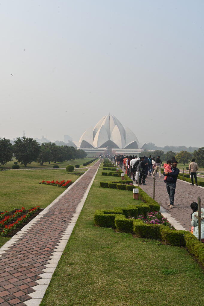 Lotus Temple: View of the Lotus Temple, 1976–1986, New Delhi, India. Photograph courtesy of Sarabjeet Matharu/Instagram.
