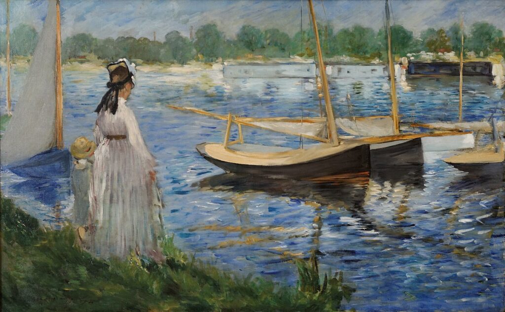 Courtauld Gallery: Édouard Manet, Banks of the Seine at Argenteuil, 1874, Courtauld Gallery, London, UK.
