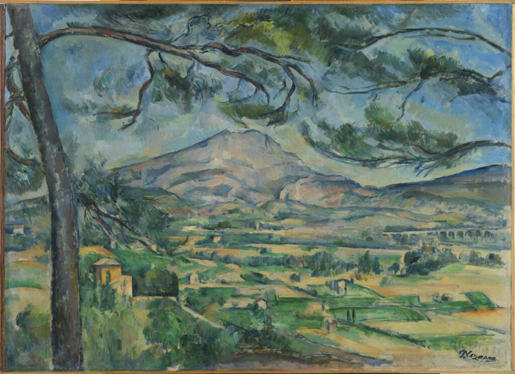 Courtauld Gallery: Paul Cézanne, Montagne Sainte-Victoire with Large Pine, c. 1887, Courtauld Gallery, London, UK.
