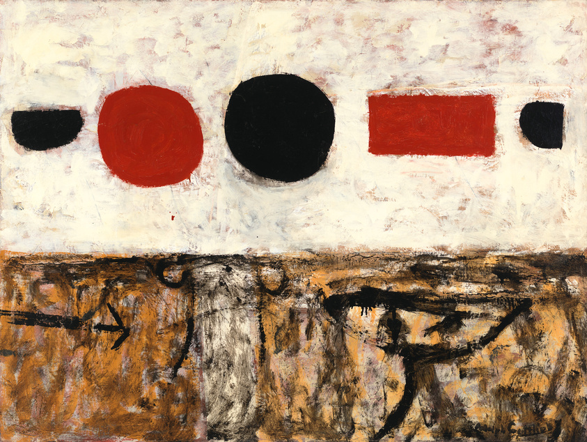 The Irascibles: Adolph Gottlieb, Frozen Sounds #1, 1951, Whitney Museum, New York City, NY, USA. Museum’s website.
