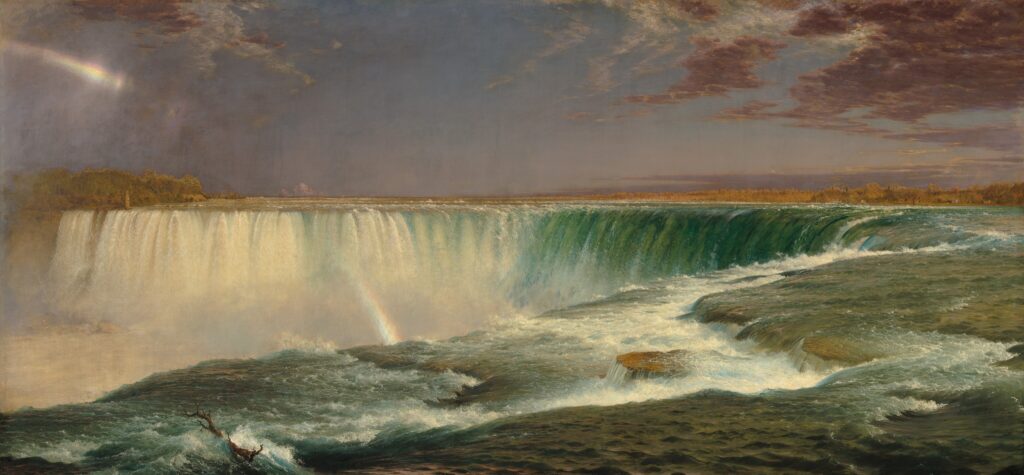 Niagara Frederic Edwin Church: Frederic Edwin Church, Niagara, 1857, National Gallery of Art, Washington, DC, USA.
