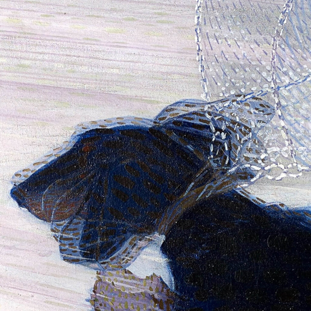 Giacomo Balla: Giacomo Balla, Dynamism of a Dog on a Leash, 1912, Buffalo AKG Art Museum, Buffalo, NY, USA. Detail.
