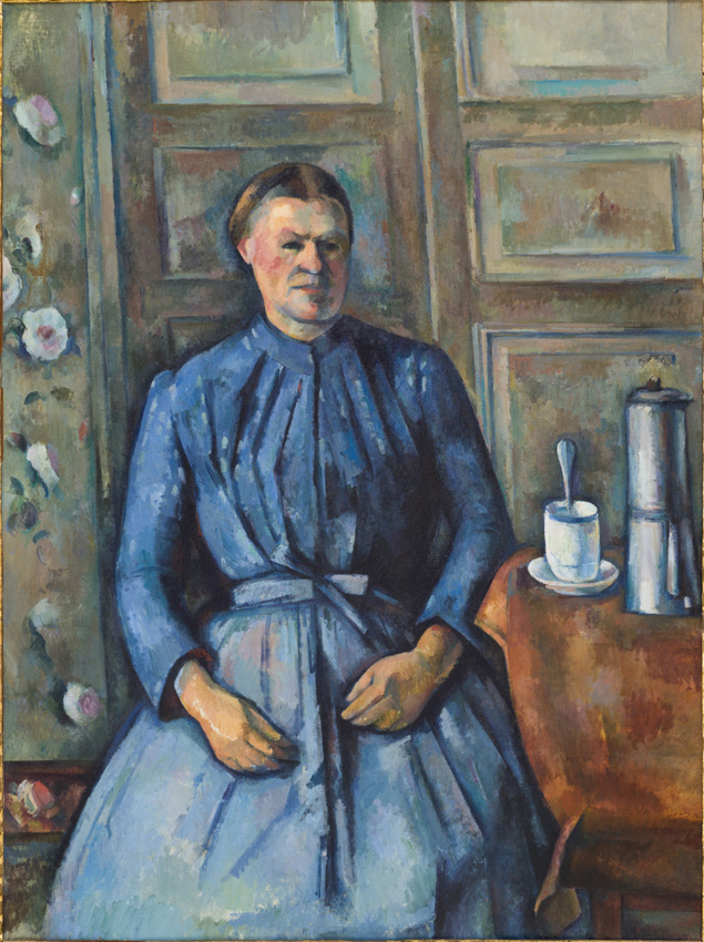 coffee painting: Paul Cézanne, Woman with a Coffeepot, 1890–1895, Musée d’Orsay, Paris, France.
