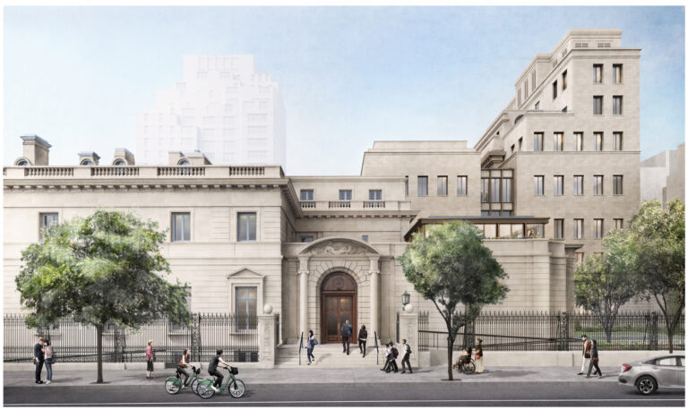 Frick reopening: The Frick Collection from East 70th Street. Rendering courtesy of Selldorf Architects.
