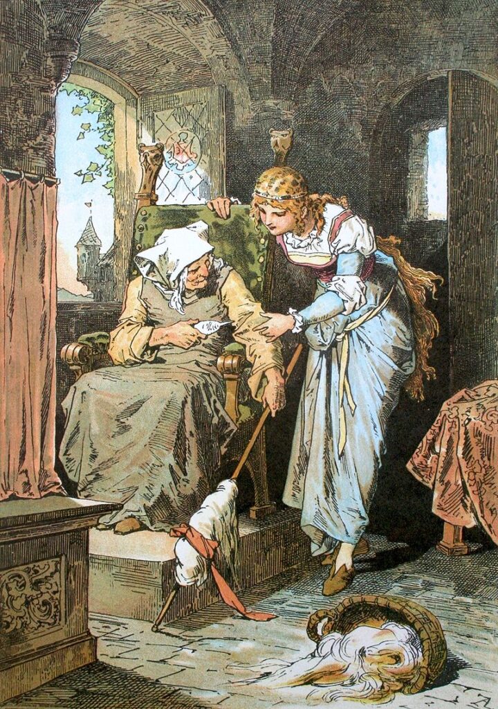 fairytales in art: Alexander Zick, Dornröschen, 1900. By Arcadia.
