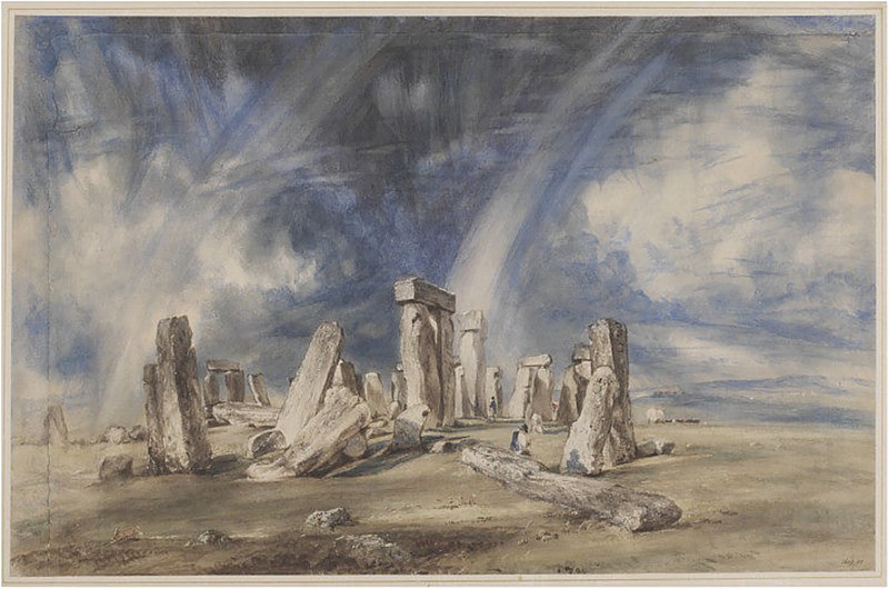 Turner exhibition: John Constable, Stonehenge, 1835, Victoria and Albert Museum, London, UK.
